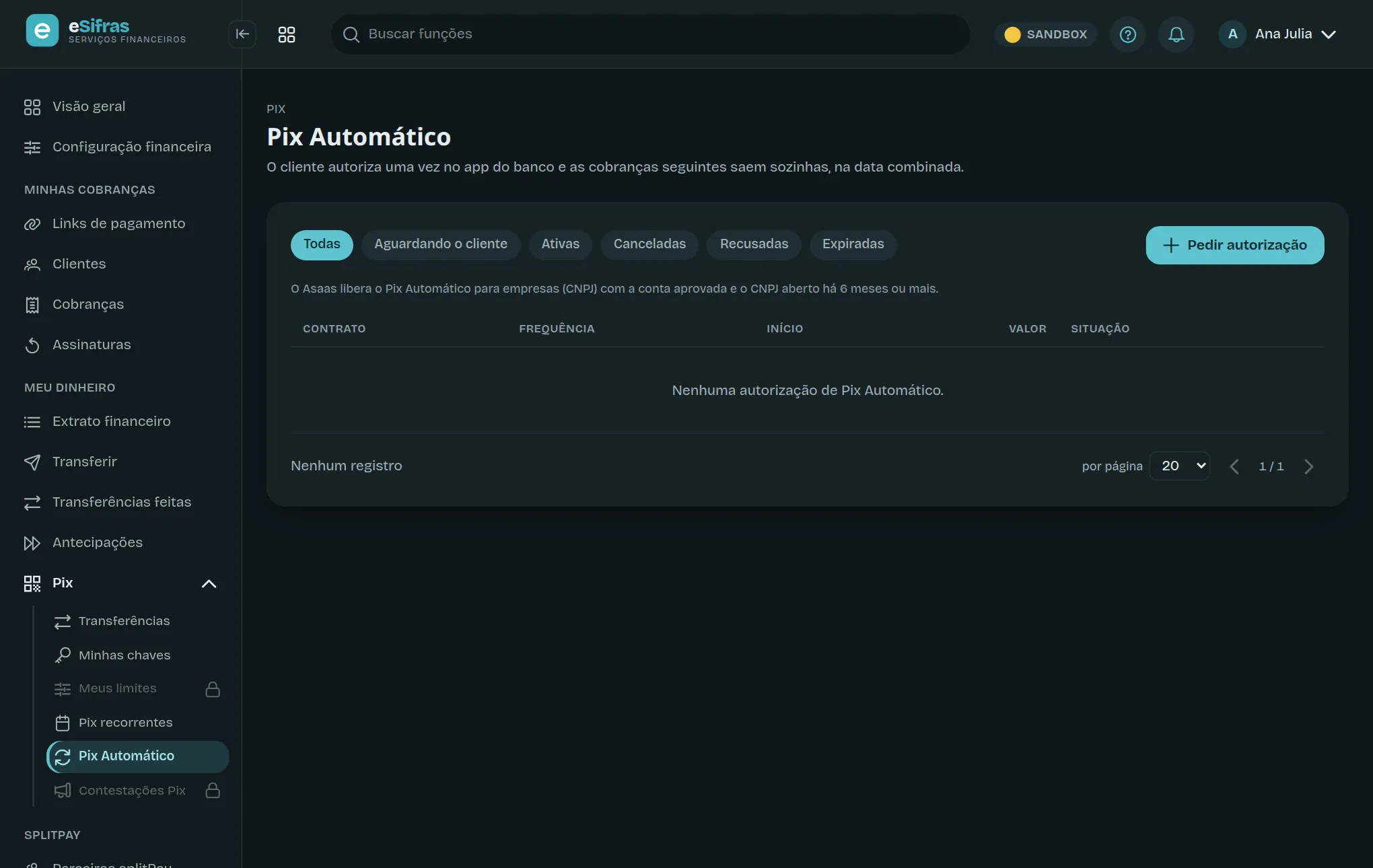 Pix Automático